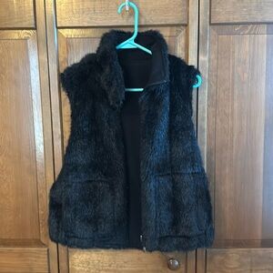 Sport Haley Black faux fur reversible vest